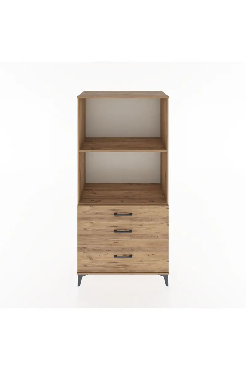 Hyperion Dolap 2 Raflı 3 Çekmeceli 88x44x182