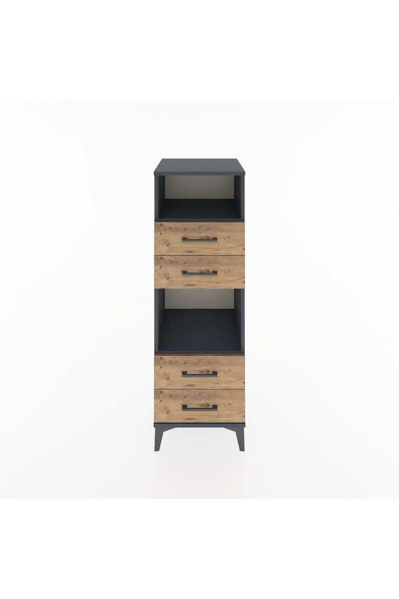 Hyperion Dolap 2 Raflı 4 Çekmeceli 44x44x134