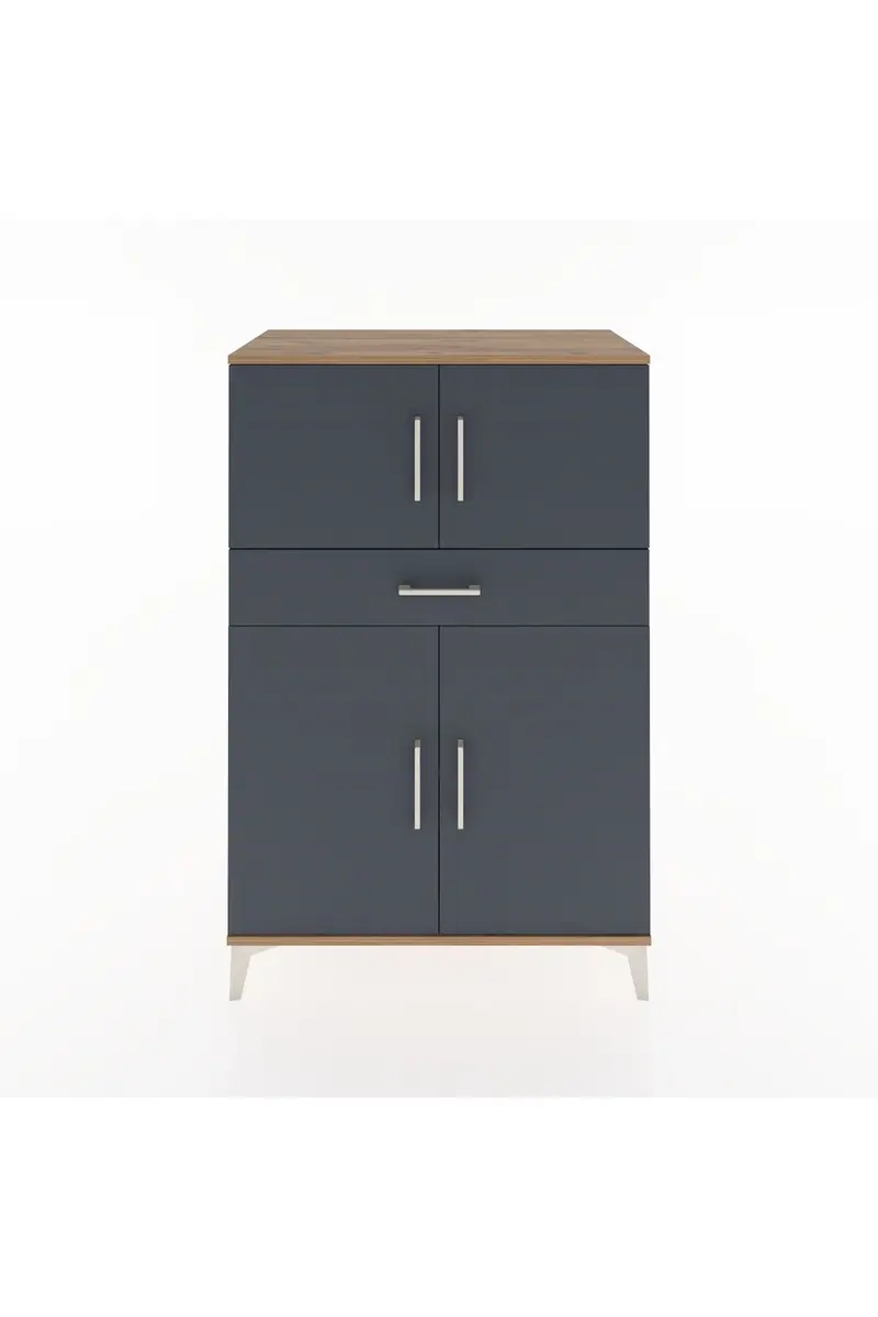 Hyperion Dolap 2 Raflı Tek Çekmeceli 4 Kapaklı 88x44x134