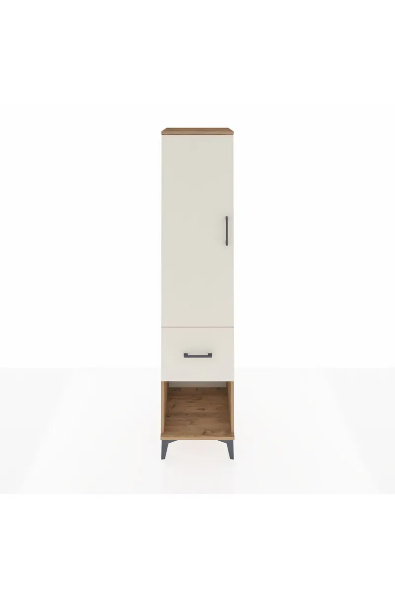Hyperion Dolap 2 Raflı Tek Çekmeceli Tek Askılı 44x44x195