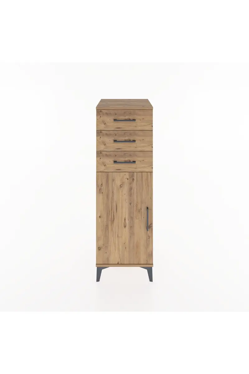 Hyperion Dolap 3 Çekmeceli Tek Kapaklı 44x44x134