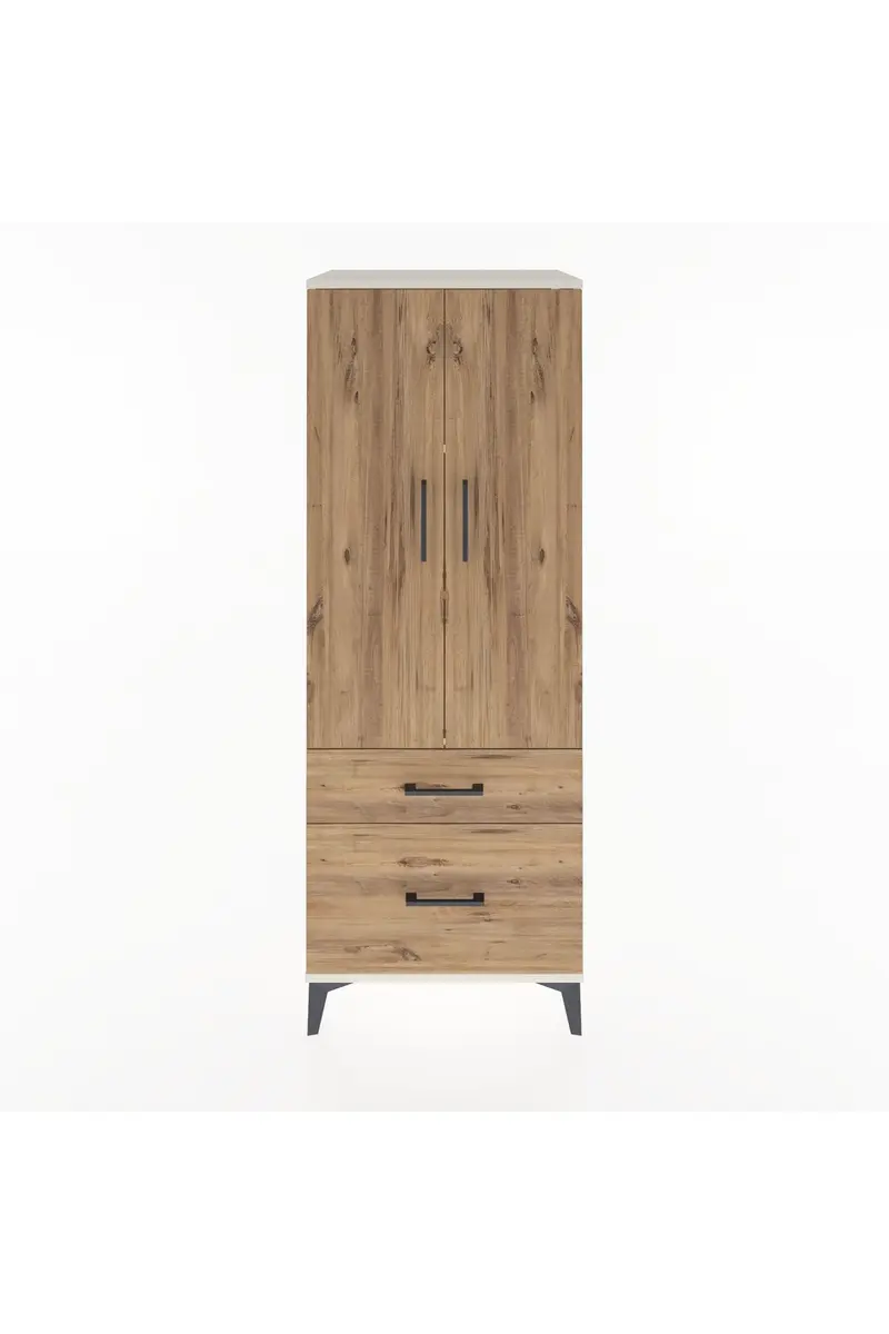 Hyperion Dolap 3 Raflı 2 Çekmeceli 2 Kapaklı 60x44x163