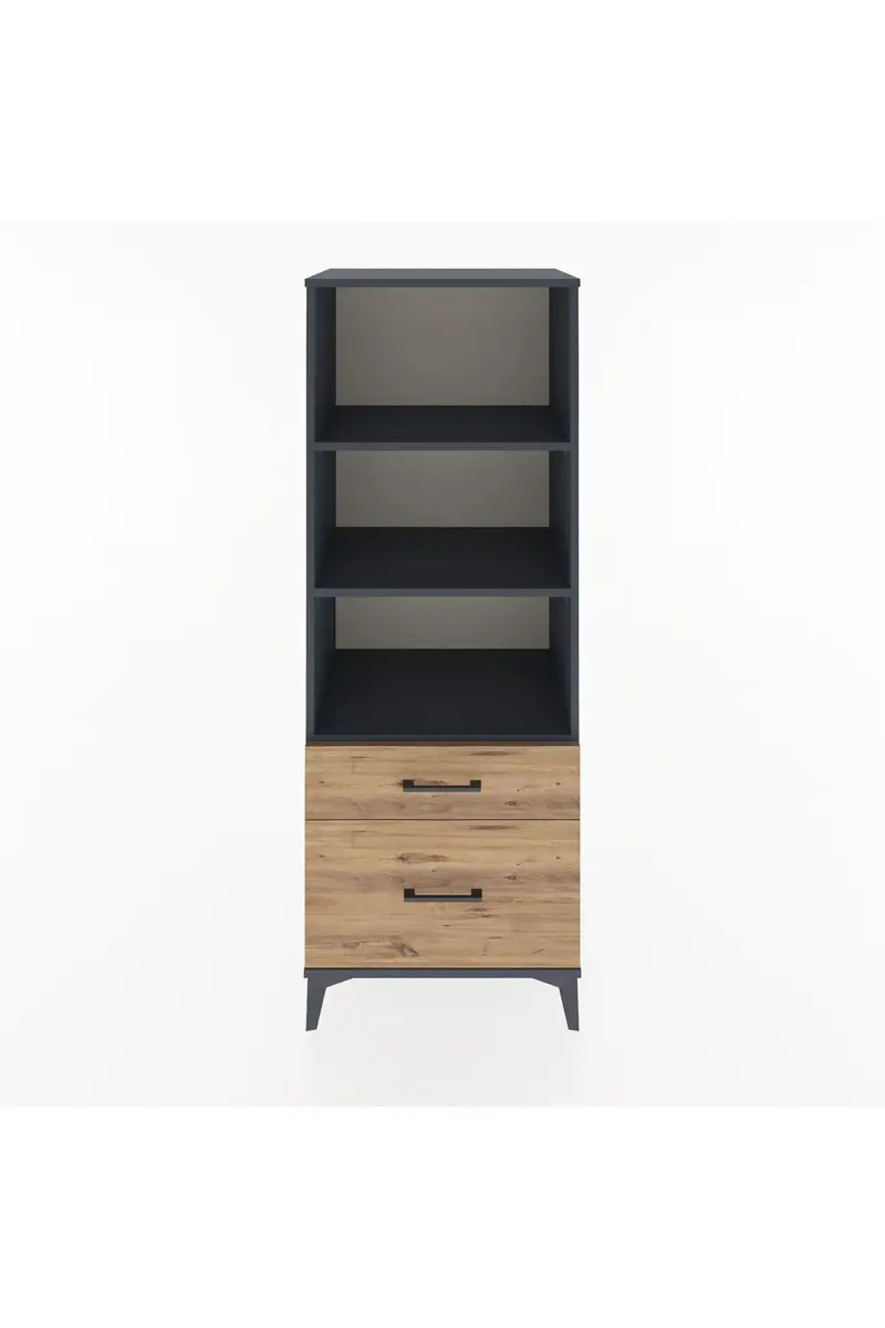 Hyperion Dolap 3 Raflı 2 Çekmeceli 60x44x163