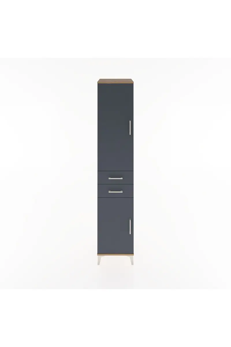 Hyperion Dolap 3 Raflı 2 Çekmeceli Tek Askılı 44x44x221