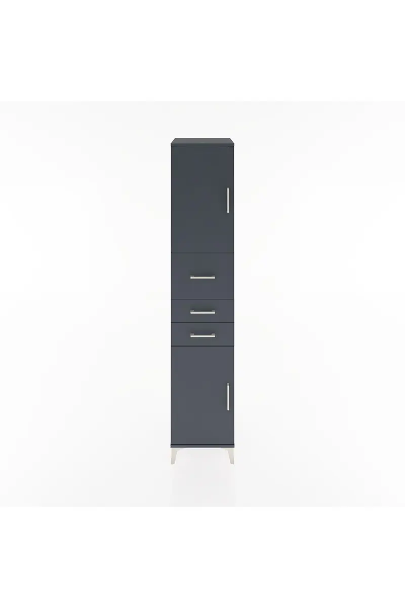 Hyperion Dolap 3 Raflı 3 Çekmeceli 2 Kapaklı 44x44x221