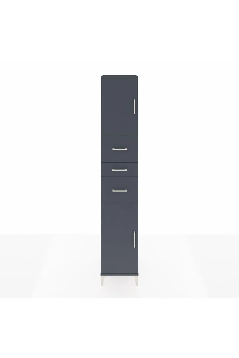 Hyperion Dolap 3 Raflı 3 Çekmeceli 2 Kapaklı 44x44x243