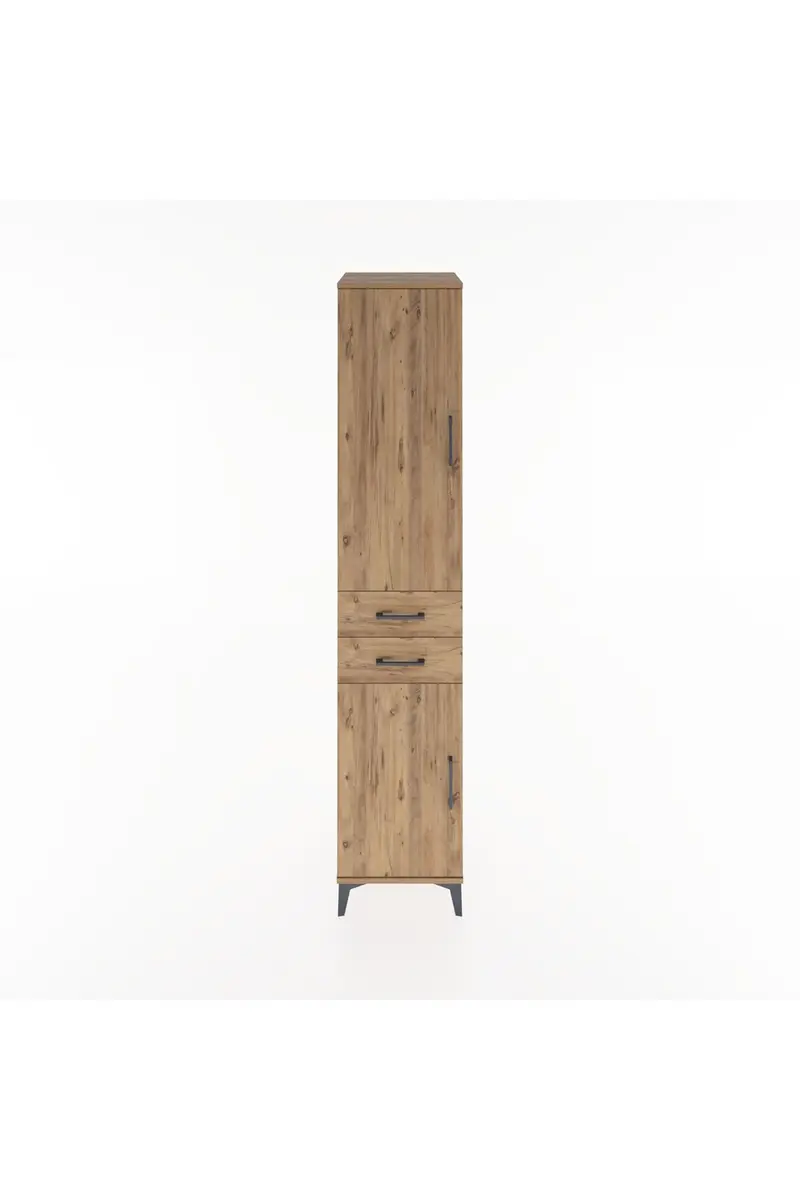 Hyperion Dolap 4 Raflı 2 Çekmeceli 2 Kapaklı 44x44x221