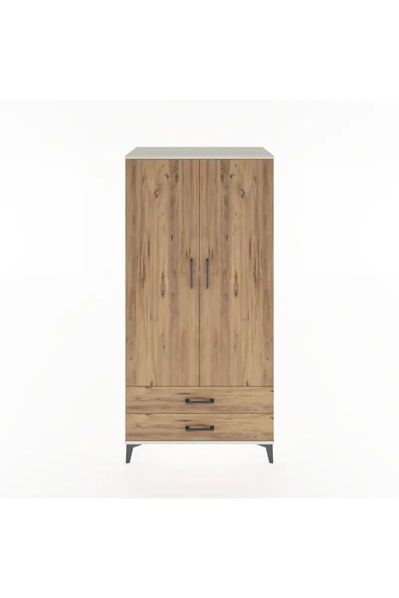 Hyperion Dolap 4 Raflı 2 Çekmeceli 2 Kapaklı 88x44x182