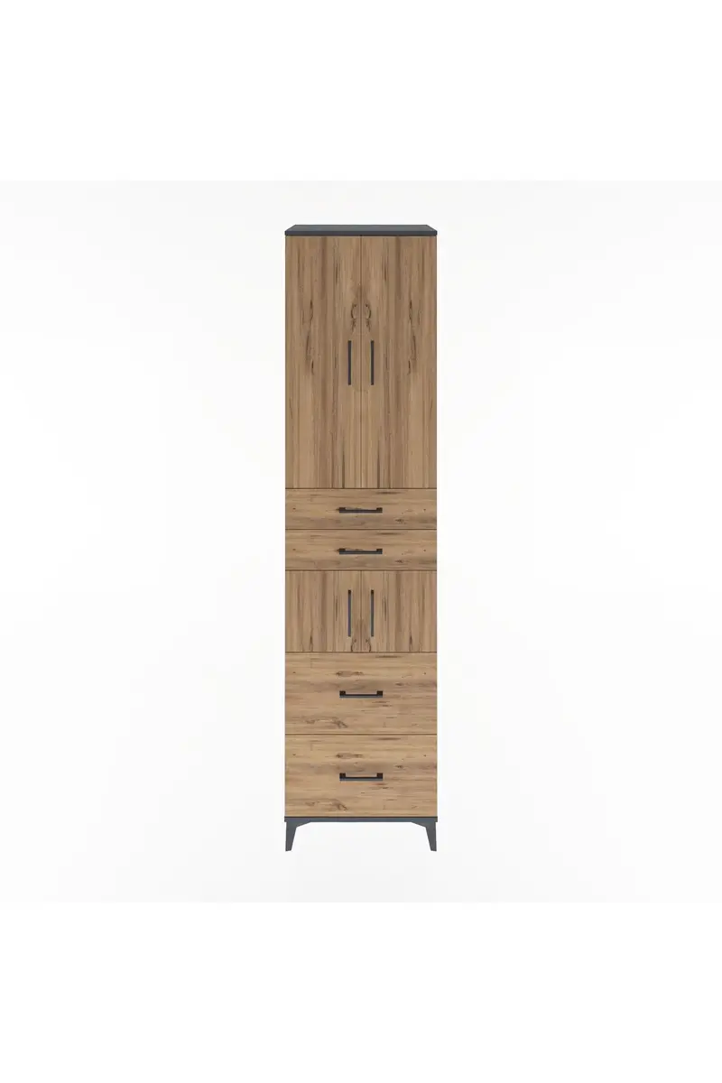 Hyperion Dolap 4 Raflı 4 Çekmeceli 4 Kapaklı 60x44x243