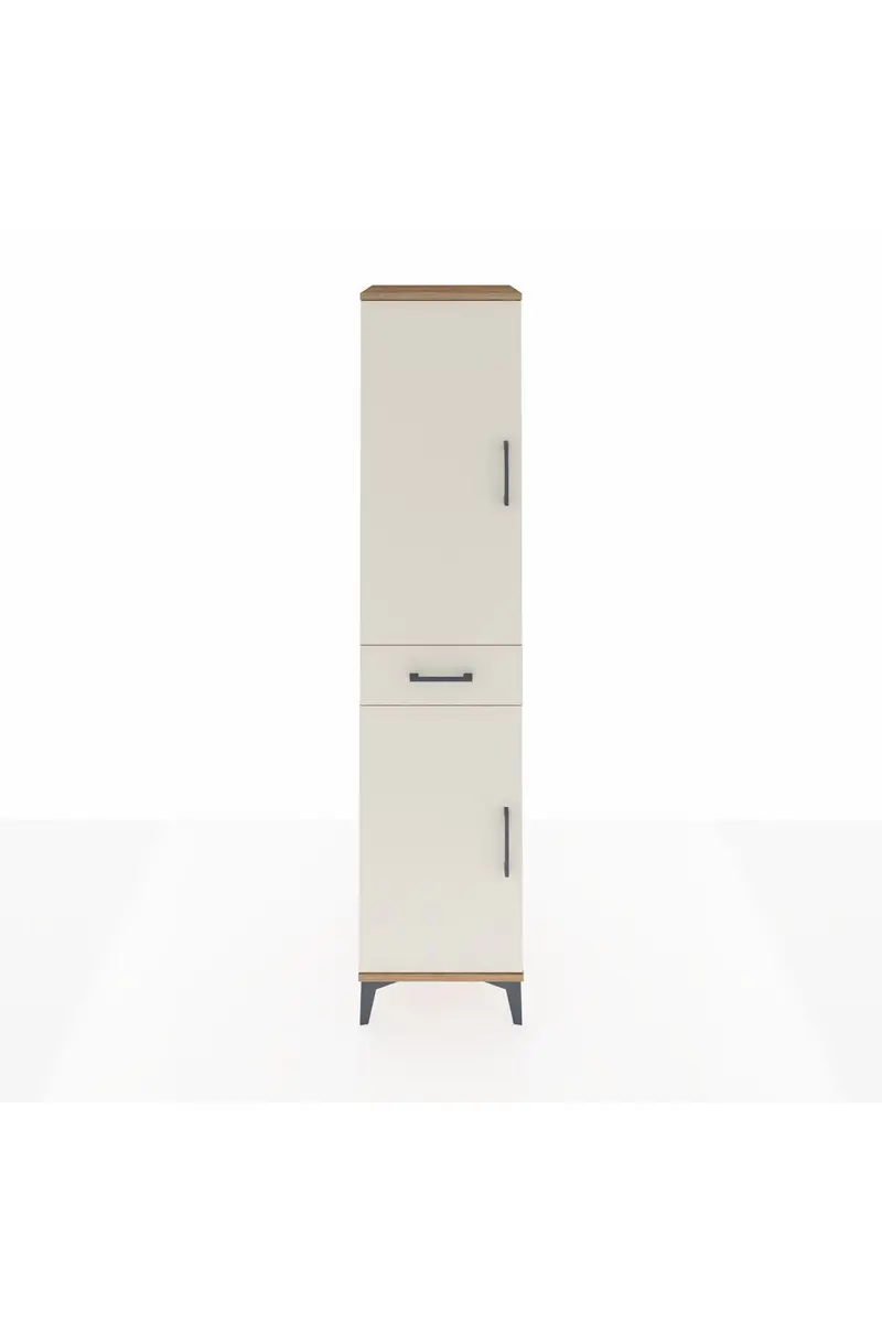 Hyperion Dolap 4 Raflı Tek Çekmeceli 2 Kapaklı 44x44x195