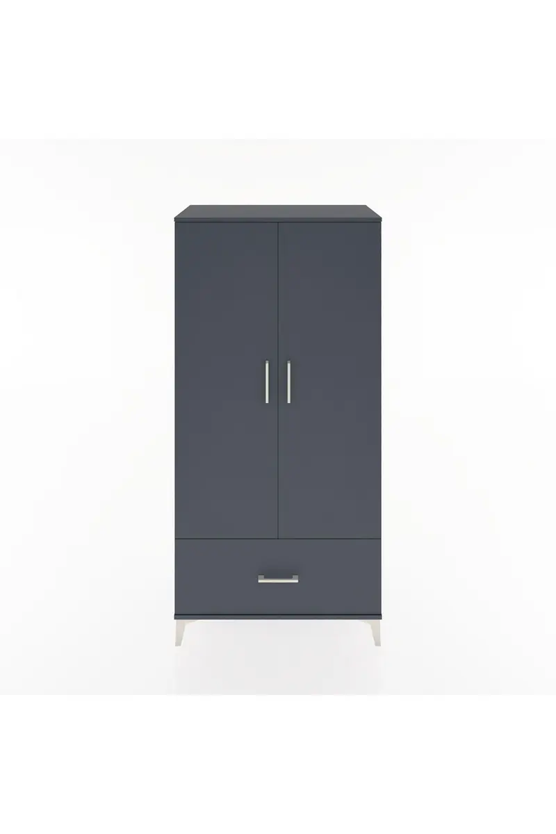 Hyperion Dolap 4 Raflı Tek Çekmeceli 2 Kapaklı 88x44x182