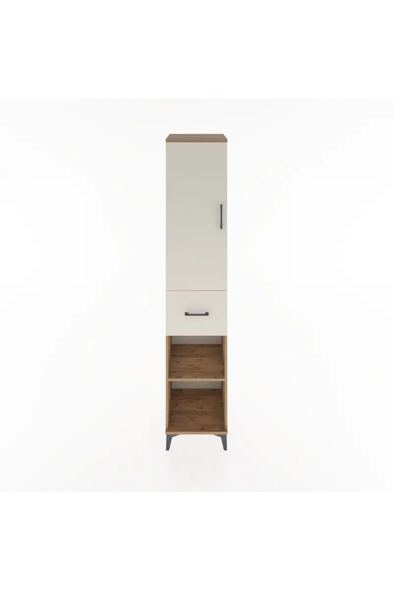 Hyperion Dolap 4 Raflı Tek Çekmeceli Tek Kapaklı 44x44x221