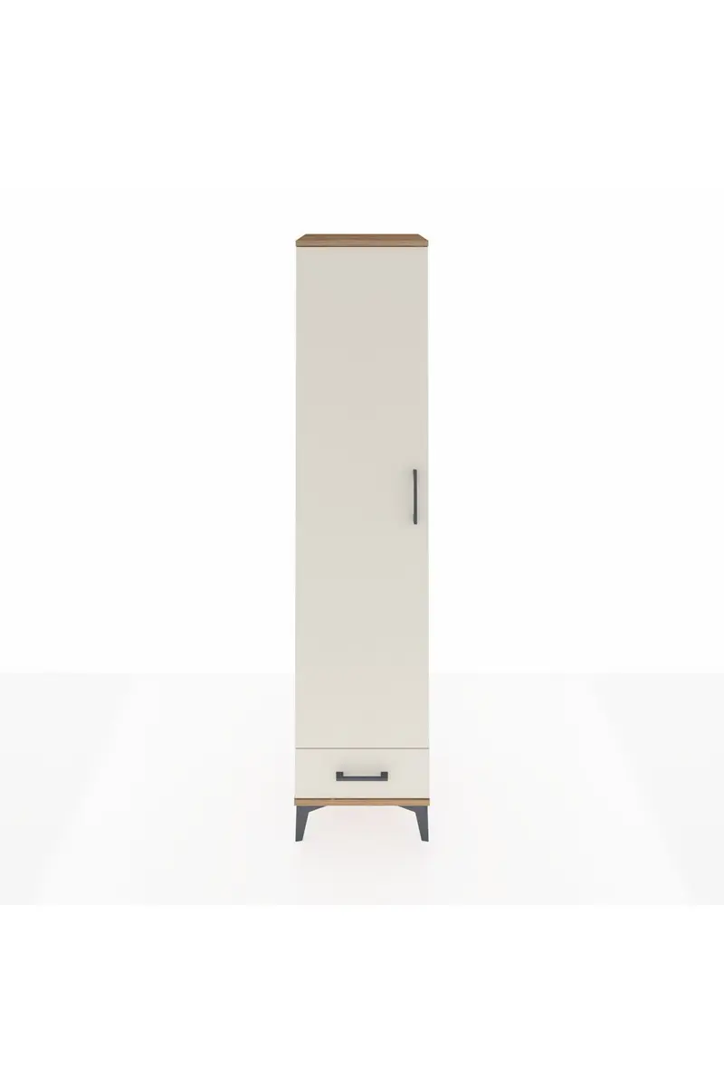 Hyperion Dolap 5 Raflı Tek Çekmeceli Tek Kapaklı 44x44x195