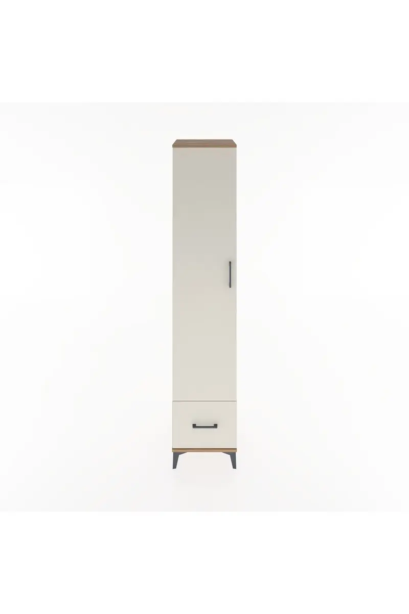 Hyperion Dolap 5 Raflı Tek Çekmeceli Tek Kapaklı 44x44x221
