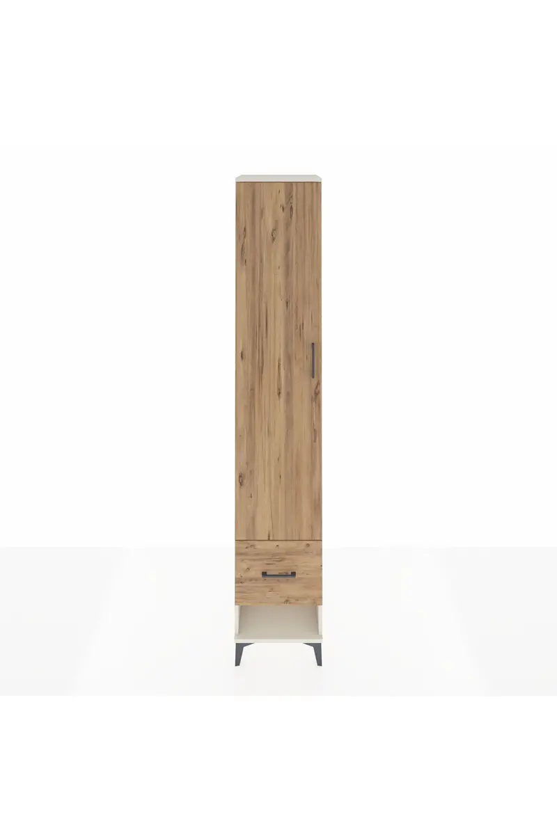 Hyperion Dolap 5 Raflı Tek Çekmeceli Tek Kapaklı 44x44x243