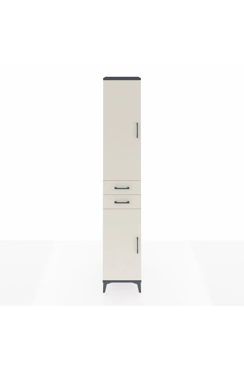 Hyperion Dolap 6 Raflı 2 Çekmeceli 2 Kapaklı 44x44x243