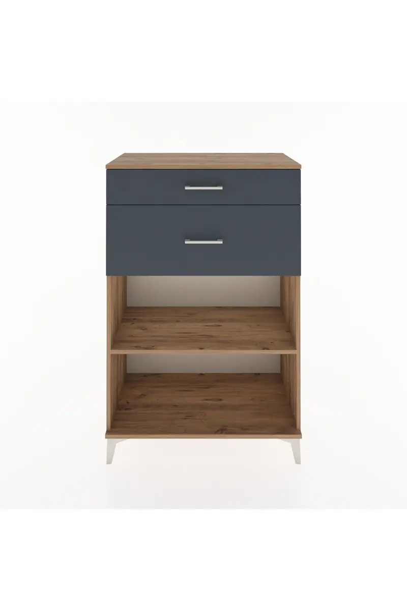Hyperion Dolap Tek Raflı 2 Çekmeceli 88x44x134