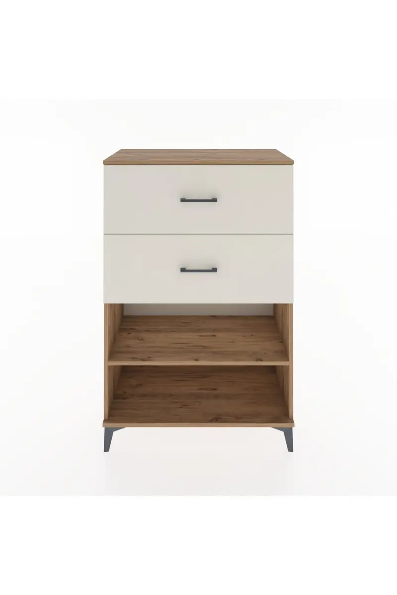 Hyperion Dolap Tek Raflı 2 Çekmeceli 88x44x134