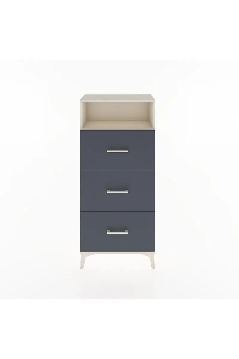Hyperion Dolap Tek Raflı 3 Çekmeceli 60x44x134