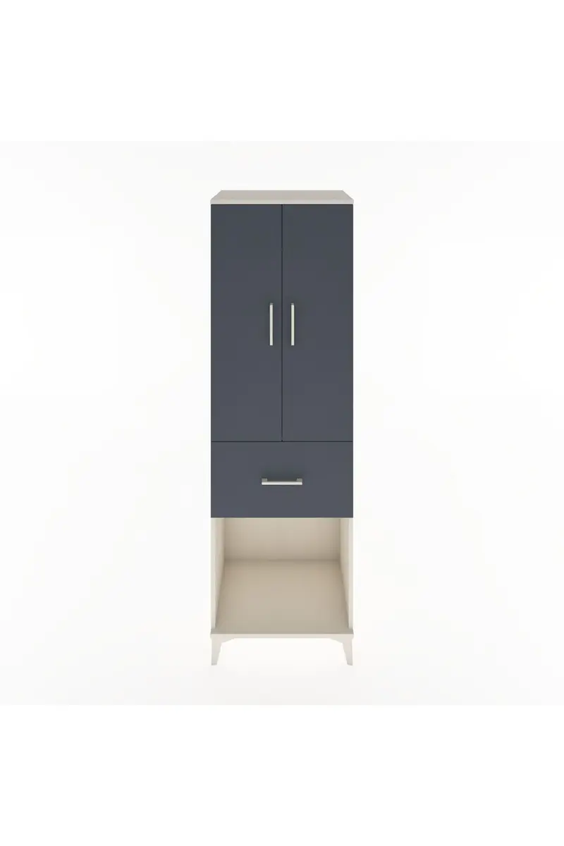 Hyperion Dolap Tek Raflı Tek Çekmeceli Tek Askılı 60x44x195