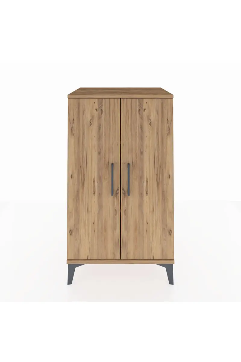 Hyperion Komodin 2 Raflı 2 Kapaklı 60x44x106
