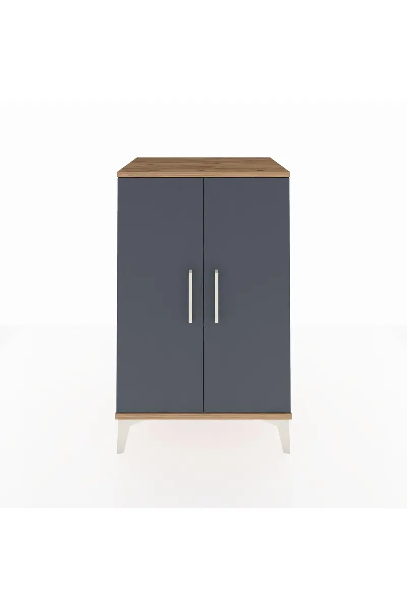 Hyperion Komodin 2 Raflı 2 Kapaklı 60x44x96