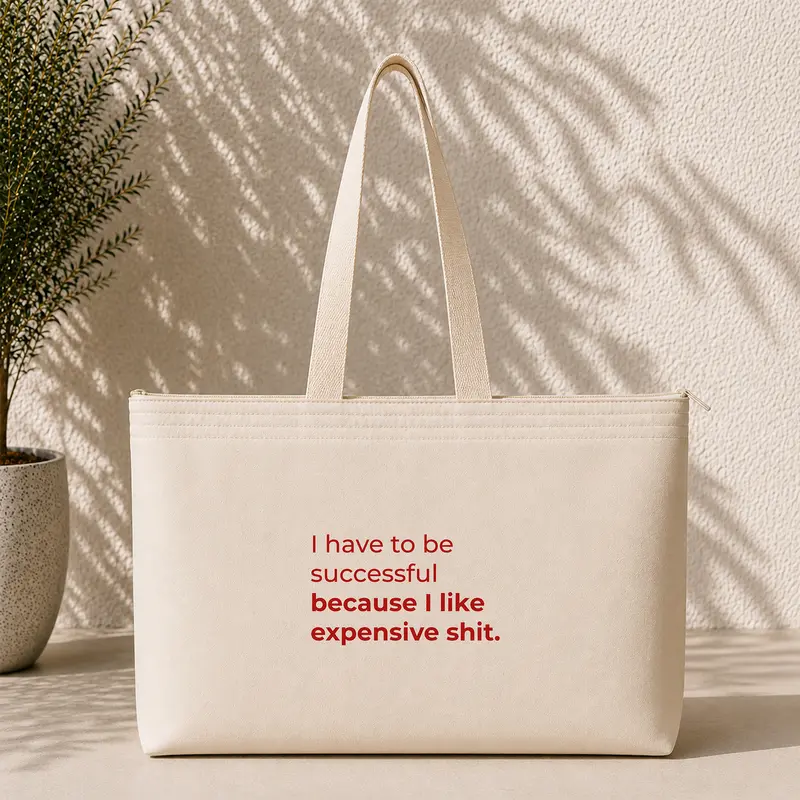 I Like Expensive Shit Weekend Tote Bag