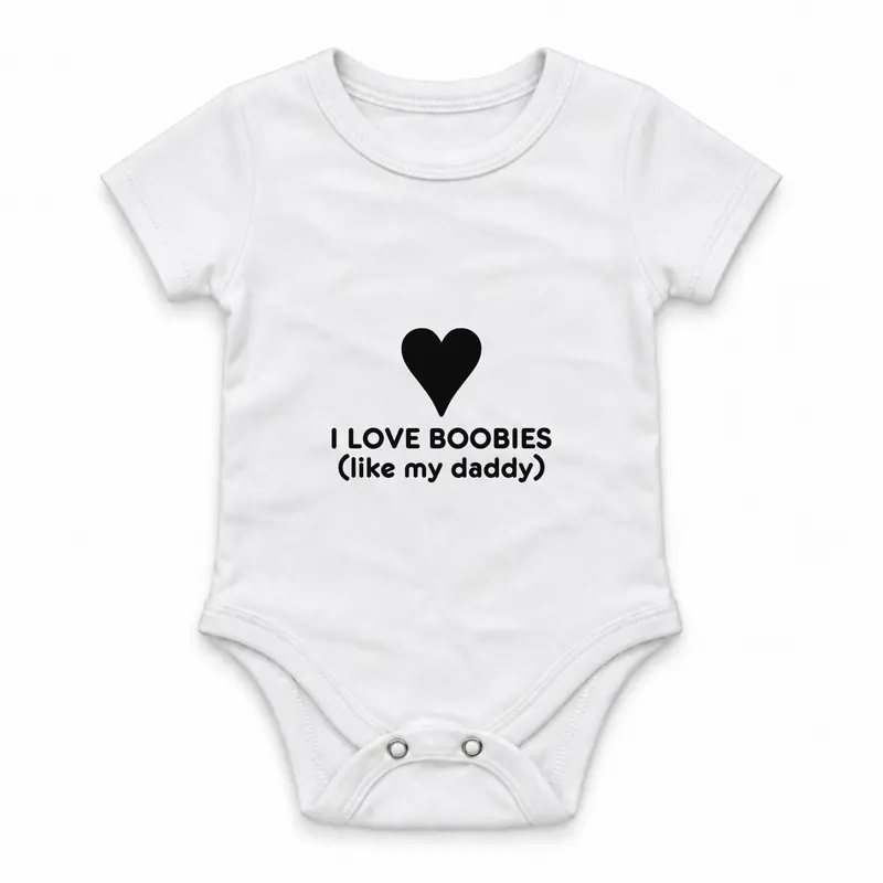 I Love Boobies Çıtçıtlı Body