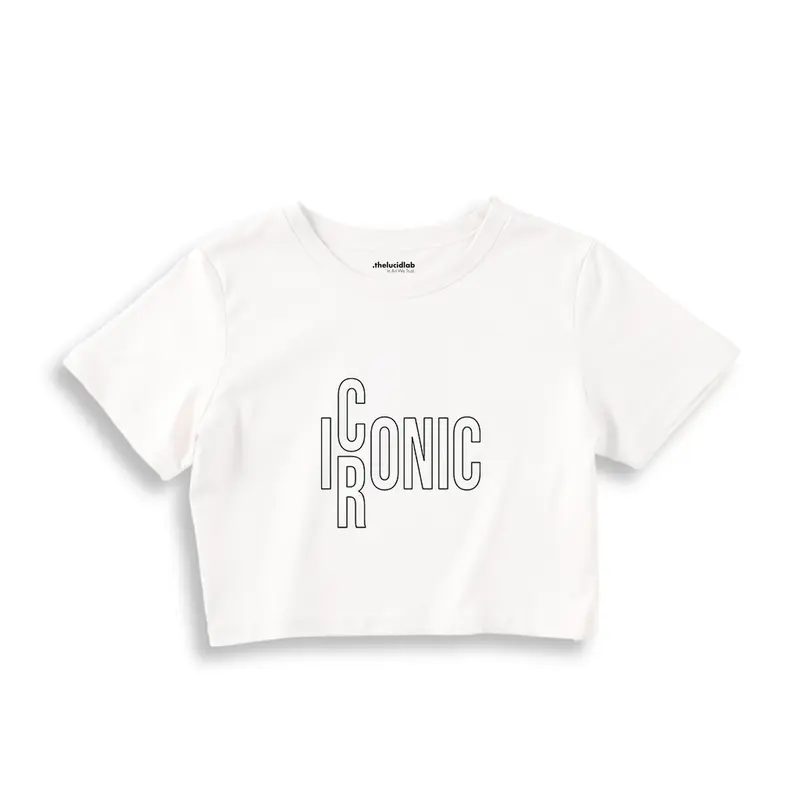 I/RCONIC Crop Tişört