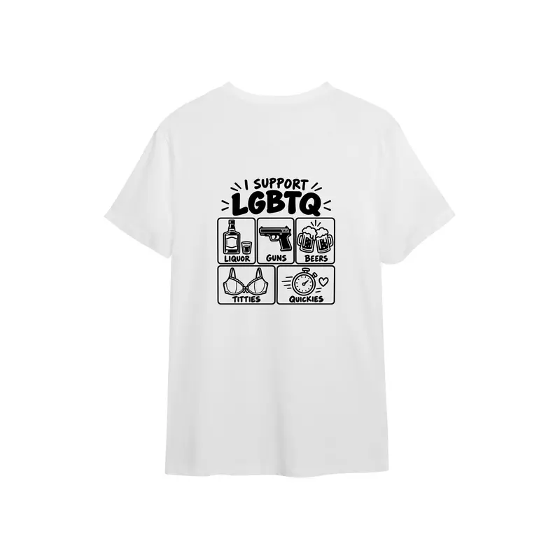 I Support LGBTQ Tişört