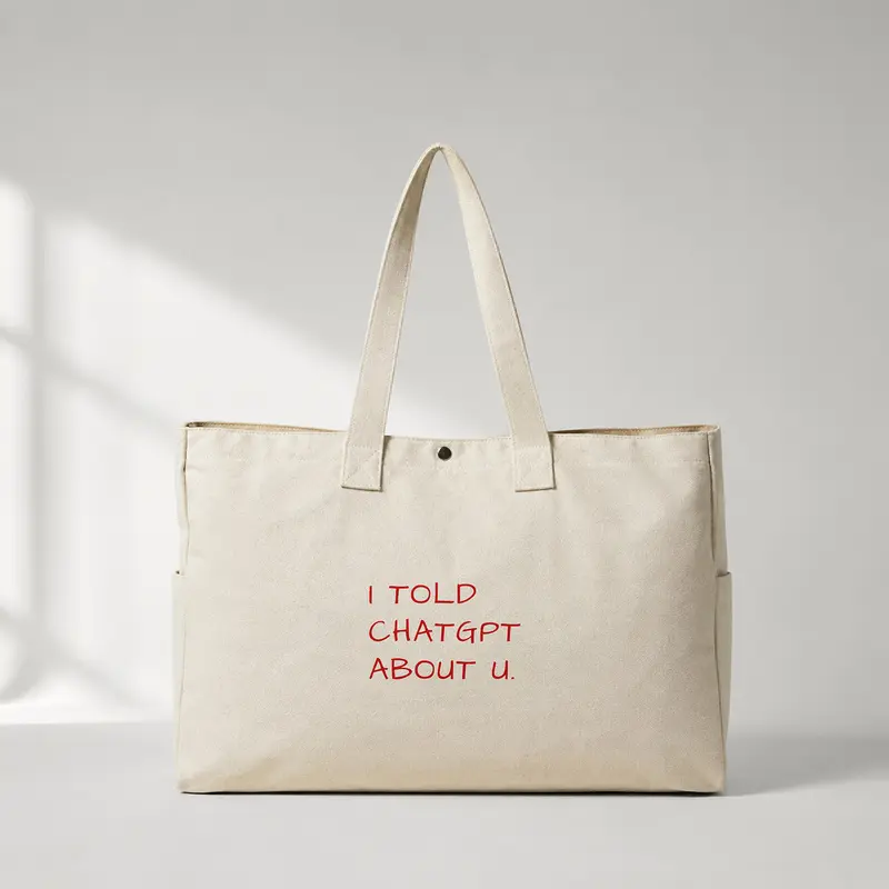 I Told ChatGPT About U Daily Tote Bag