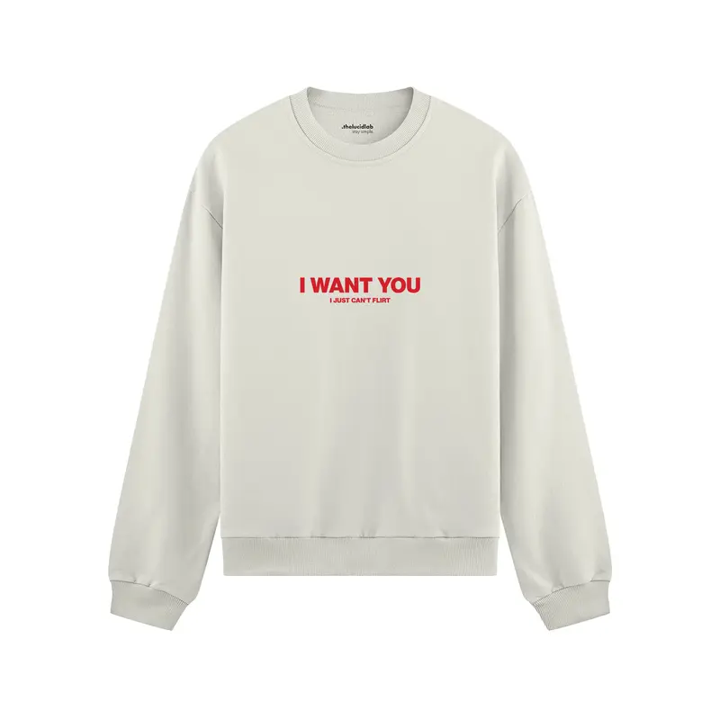 I Want You Oversize Sweatshirt