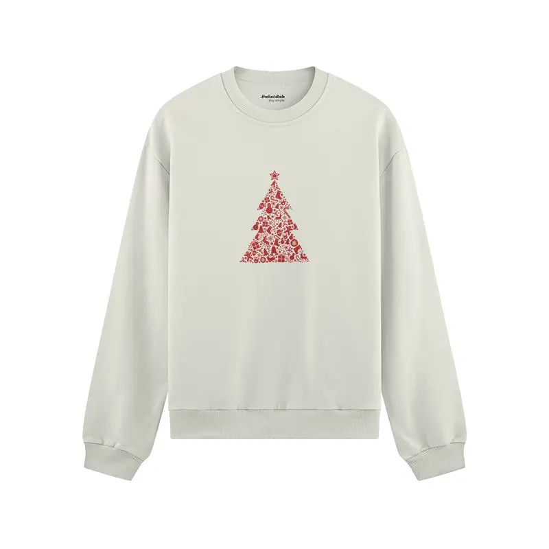 Iconic Christmas Tree Oversize Sweatshirt