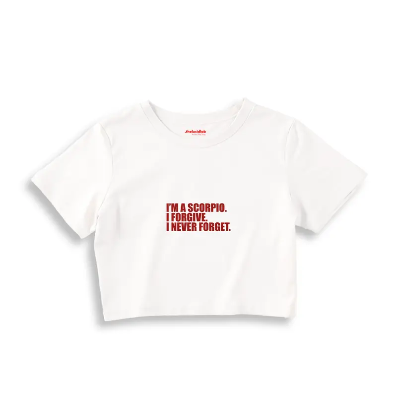 I’m a Scorpio Crop Tişört
