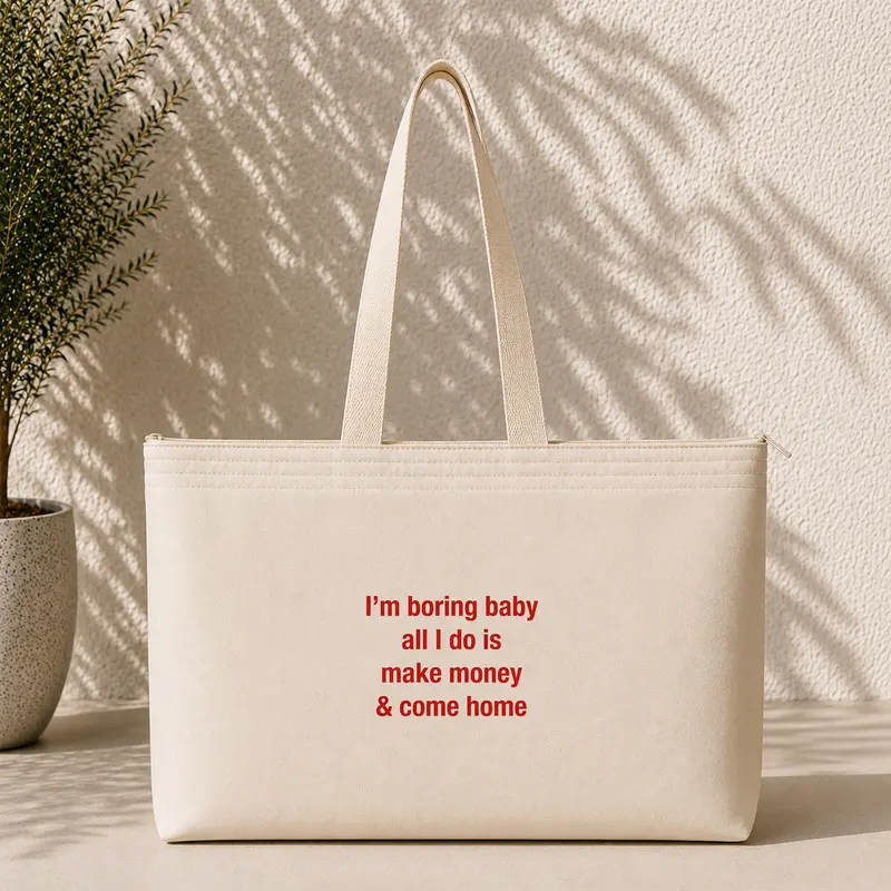 I’m Boring Baby Weekend Tote Bag