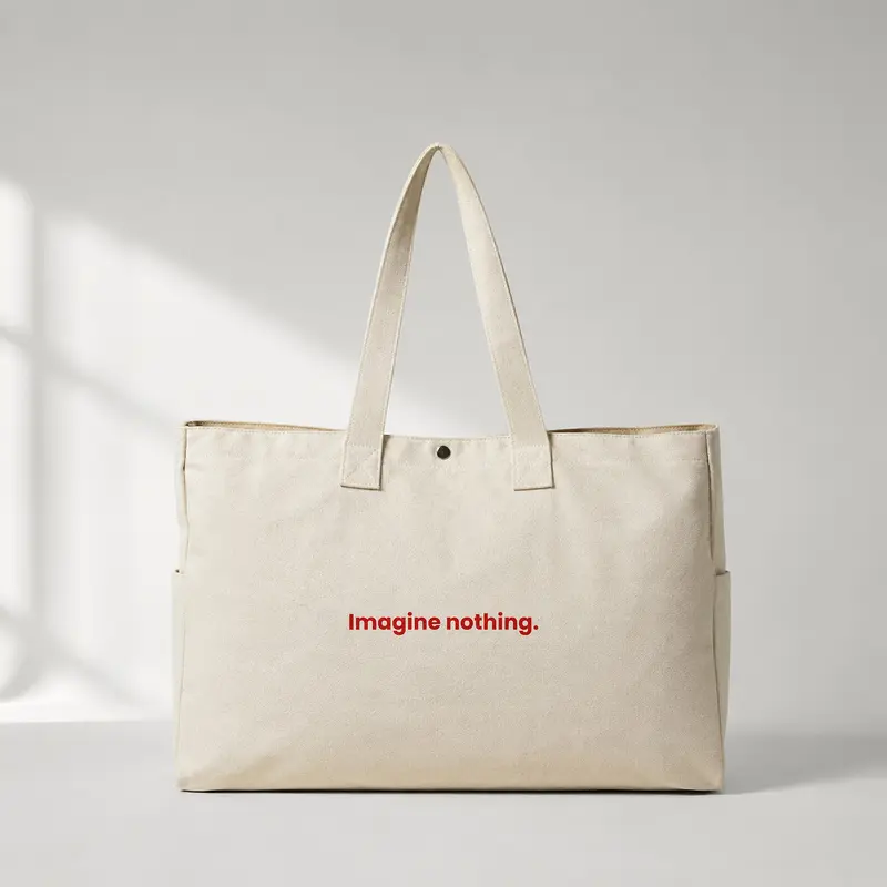 Imagine Nothing Daily Tote Bag