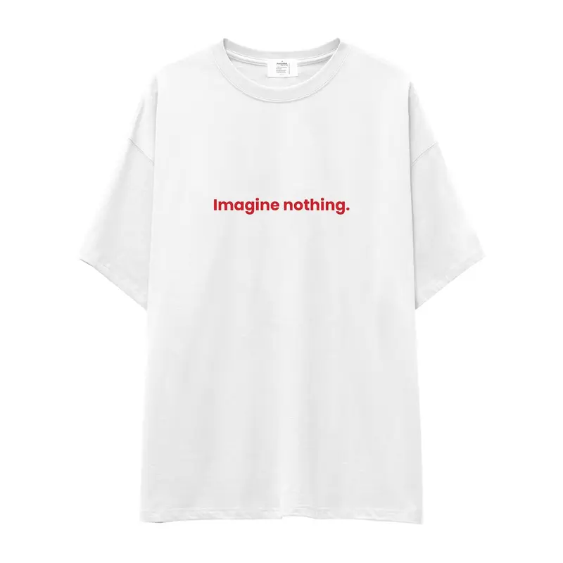 Imagine Nothing Oversize Tişört