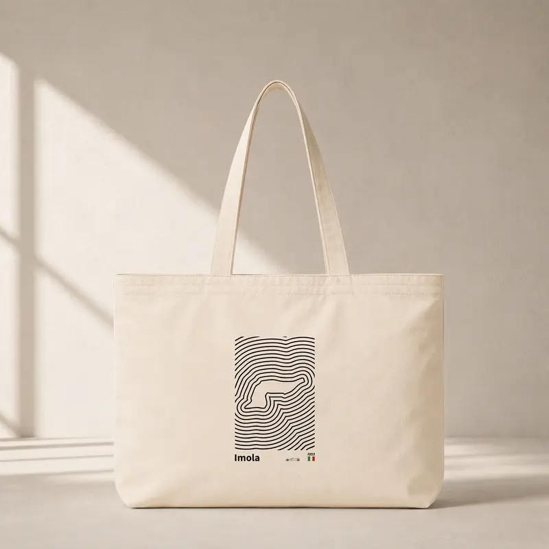 Imola Circuit Artwork Club Tote Bag