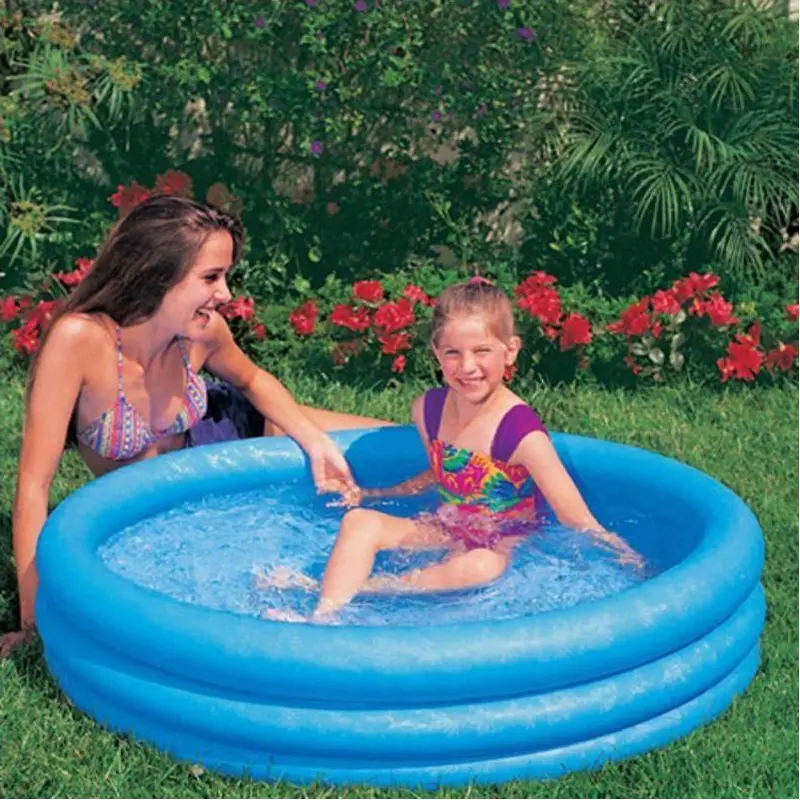 Intex 114x25 Cm Kristal Çocuk Havuzu Mavi