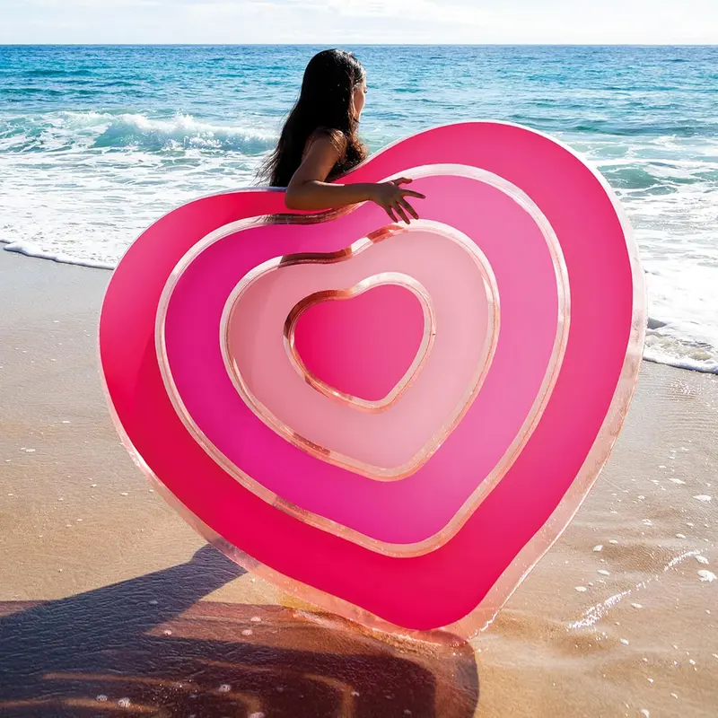Intex 168x142 Cm Kalp Şeklinde Deniz Havuz Yatağı