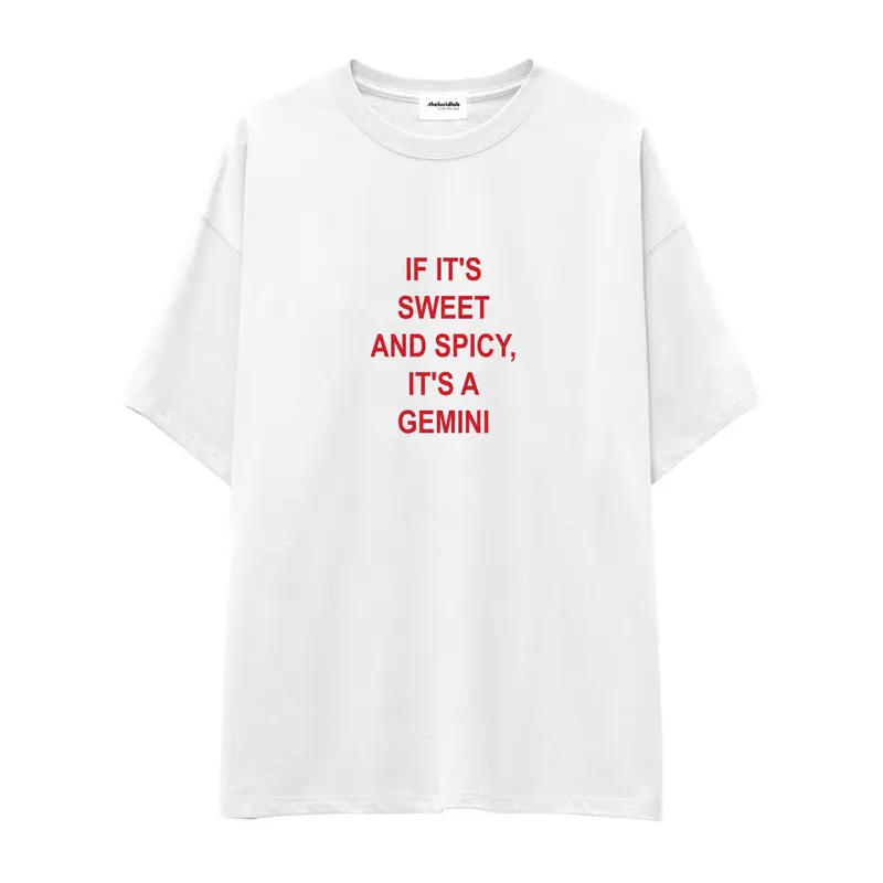 It's a Gemini Oversize Tişört