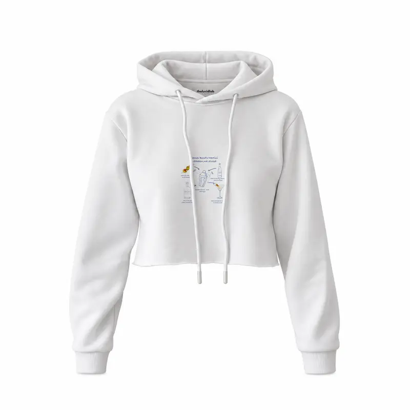 James Bond's Martini Crop Hoodie