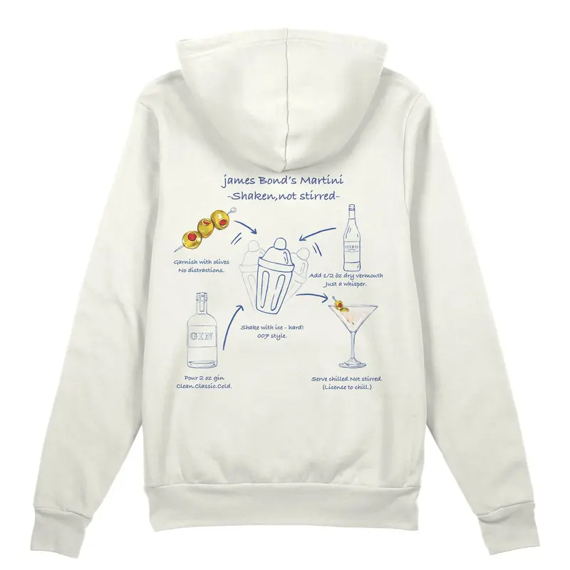 James Bond's Martini Oversize Hoodie