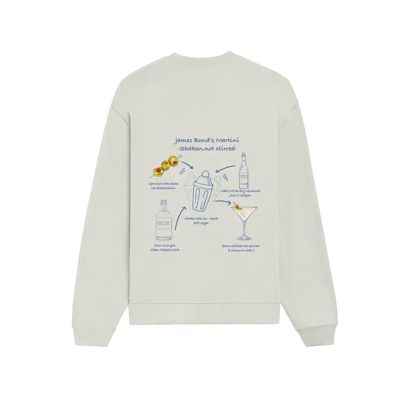 James Bond's Martini Oversize Sweatshirt