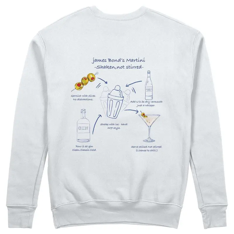 James Bond's Martini Sweatshirt
