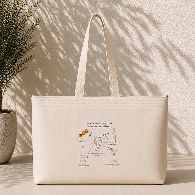 James Bond's Martini Weekend Tote Bag