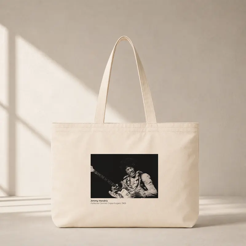 Jimi Hendrix Falkoner Centret Copenhagen 1969 Club Tote Bag