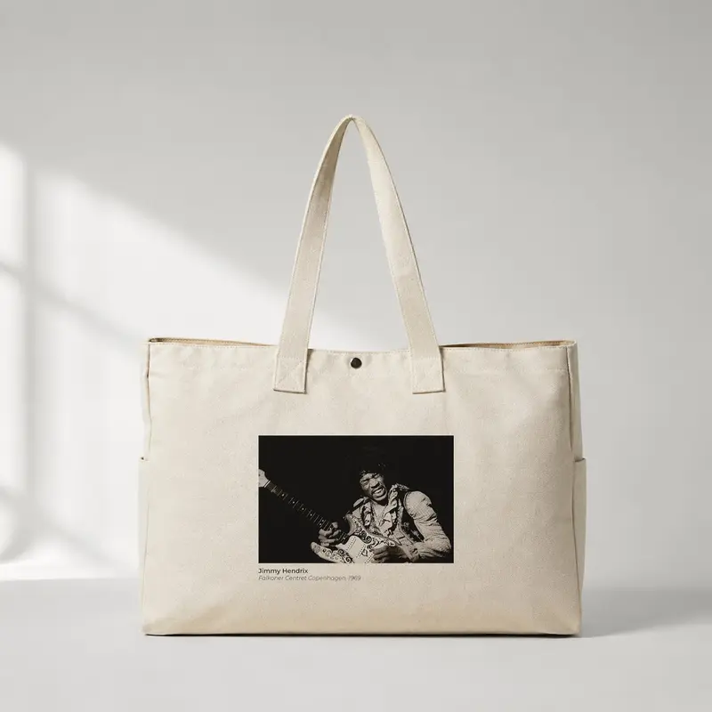 Jimi Hendrix Falkoner Centret Copenhagen 1969 Daily Tote Bag