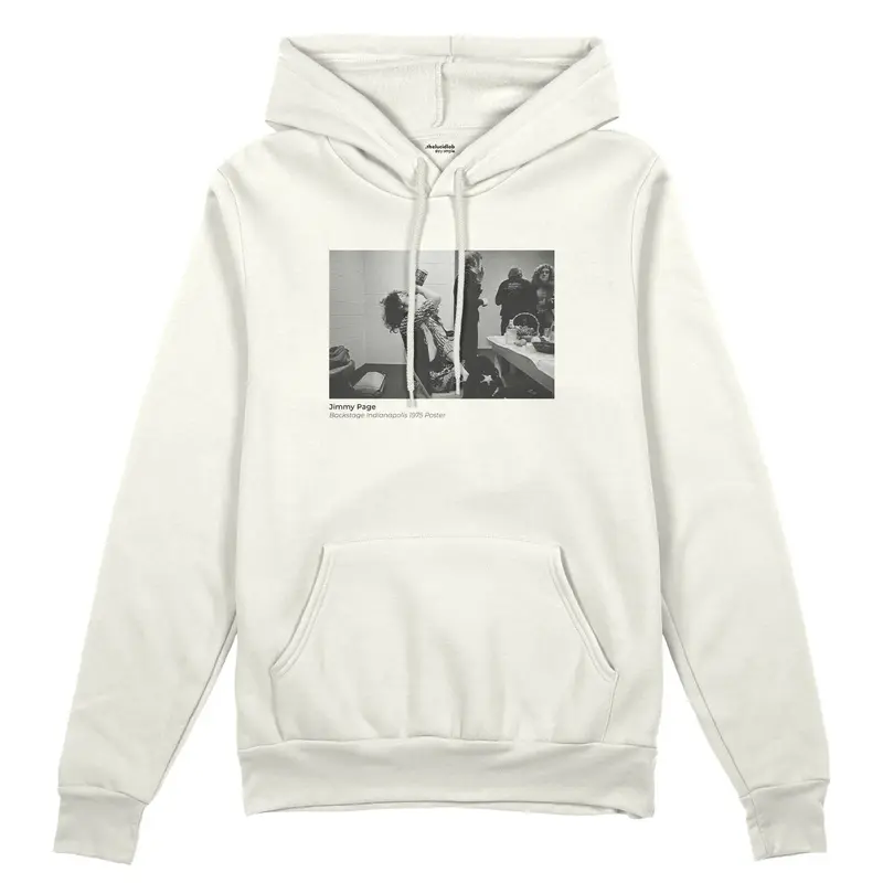 Jimmy Page Backstage Indianapolis 1975 Oversize Hoodie