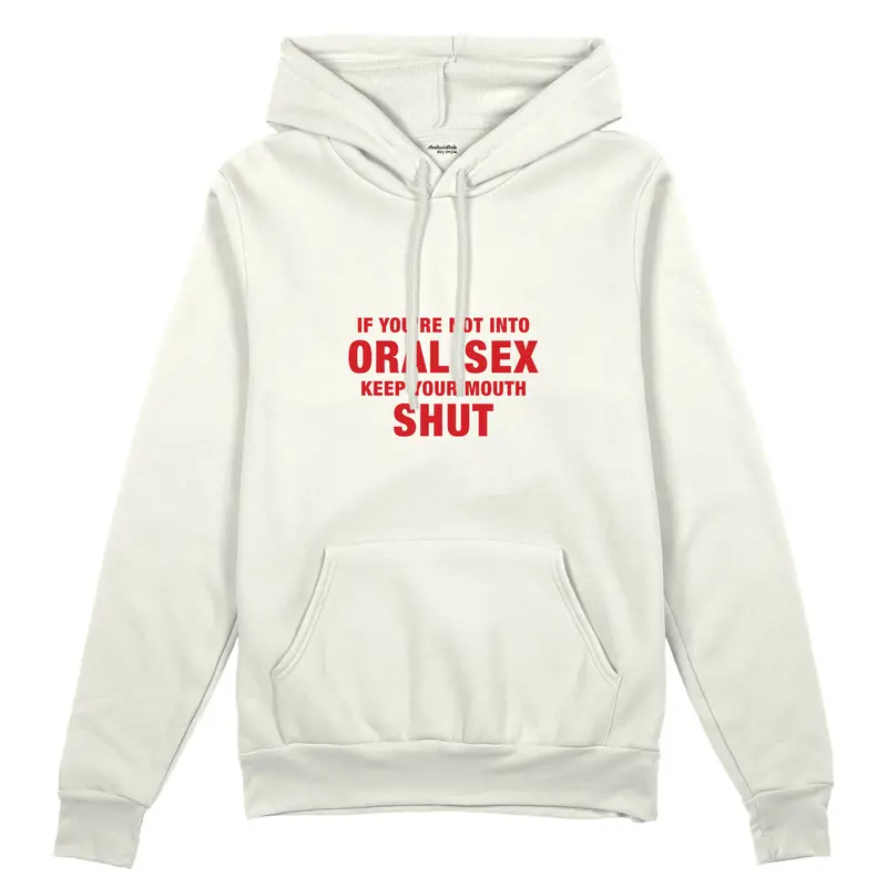 Keep Your Mouth Shut Oversize Hoodie